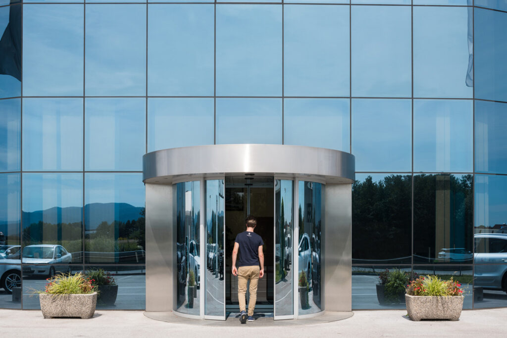 Curved Automatic Sliding Doors
